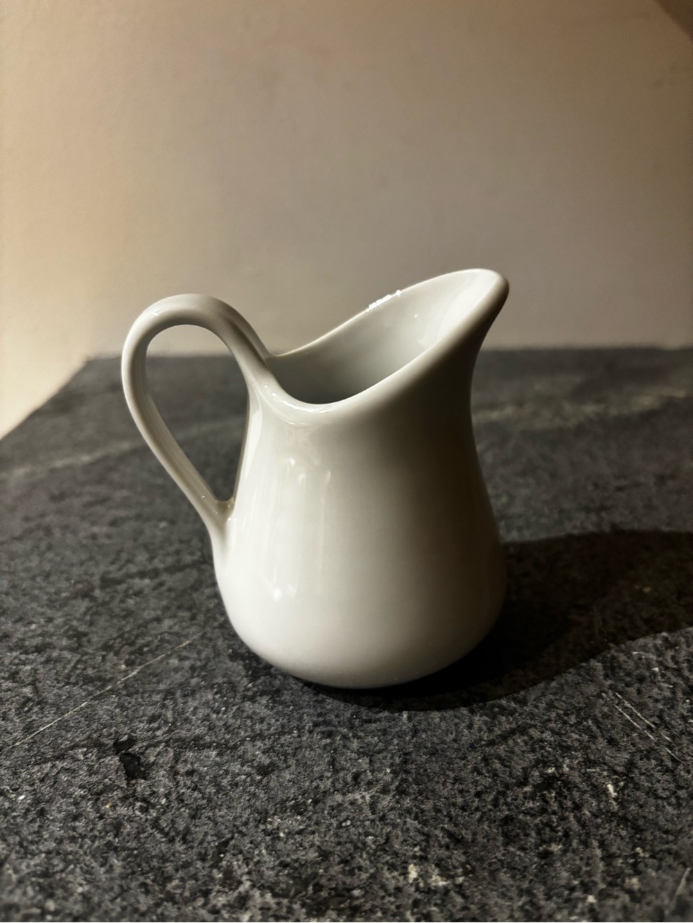 White porcelain Creamer Pitcher - pillivuyt